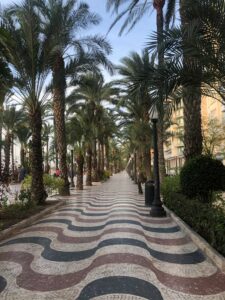 Histoire de l'Art Mosaïque L' Explanade est une promenade dans la ville espagnole d' Alicante